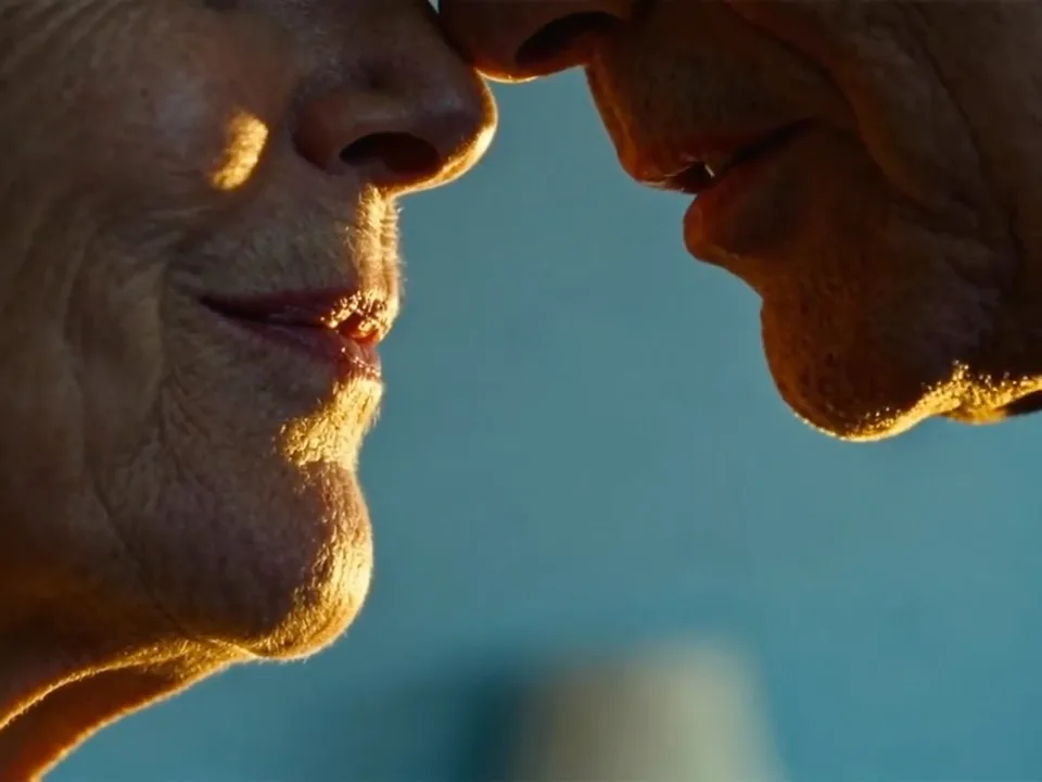 Two faces in profile showing the mouth region a pass rewrites